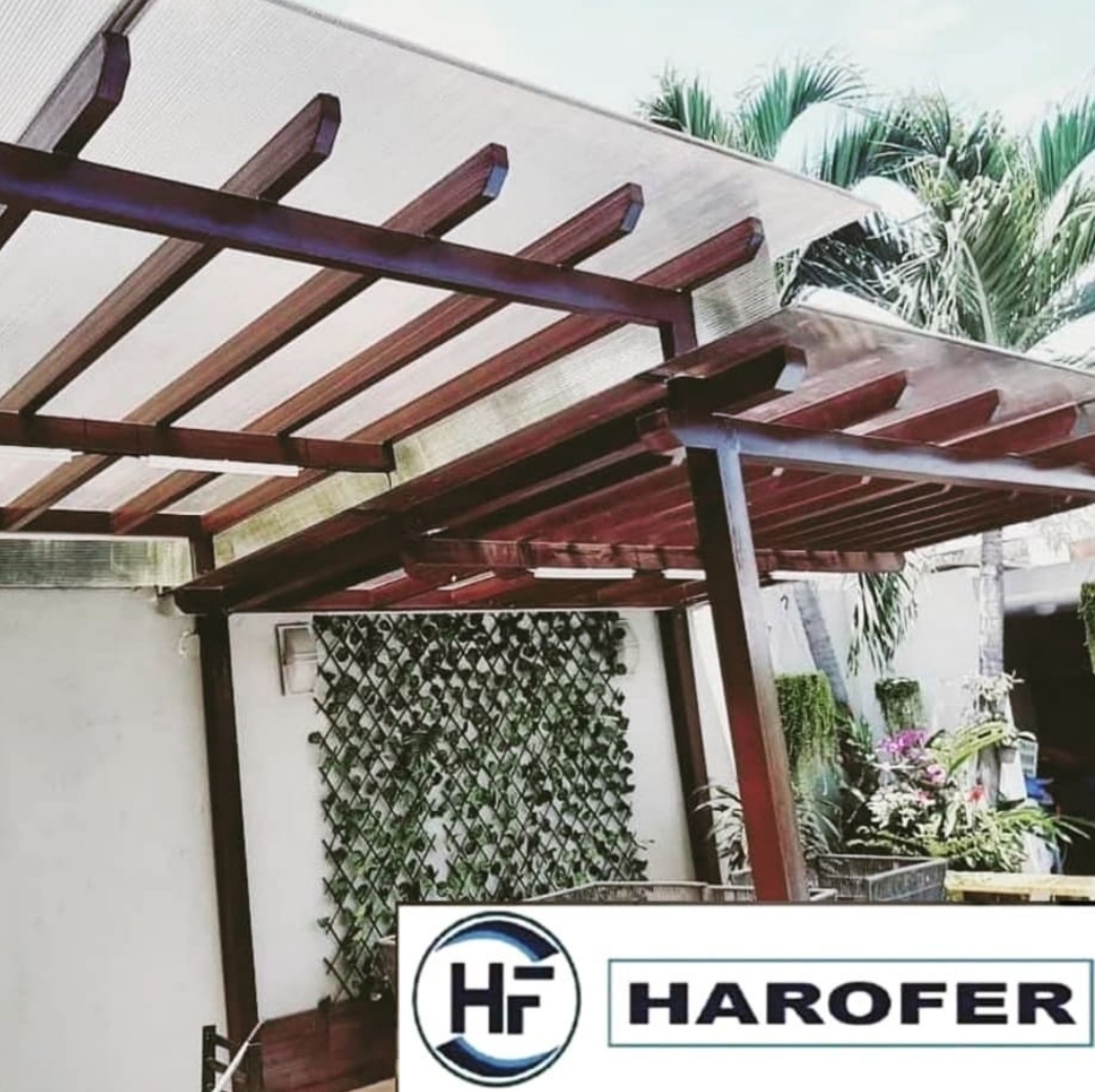 En Policarbonato, Todo color y medida, varios modelos. Pérgola. 099-021-1457.